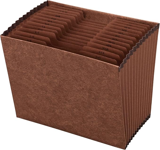 Office Depot® Brand 4-Way Expanding File, Letter Size, Brown