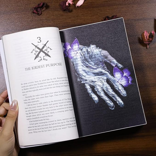 BAMAYSELF 15 Pcs Quicking Cartoon Silver Fantasy Page Overlays Bookmarks for Men Women, QS Page Inserts Merch, Cool Fantasy Book Accessories Merchandise, Gifts for Bookish Book Lovers