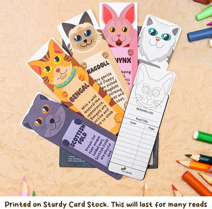 Fun Bookmarks in Bulk for Kids - 100 Pack Kids Book Mark for Reading, Gifts for Students from Teachers, Bookmarks for Boys, Girls, Classrooms Rewards, Reading Incentives