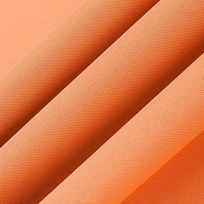Orange Fabric Book Cover - 17x55", Paper Backed, Binding Cloth for Book Binding, Bookbinding Supplies