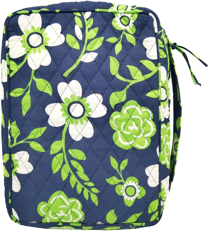 DIWI Quilted Bible Cover Extra Large Sizes 11.25 X 8.25 X 2.75 Inches Good Book Case (XL, C1 Miss You)