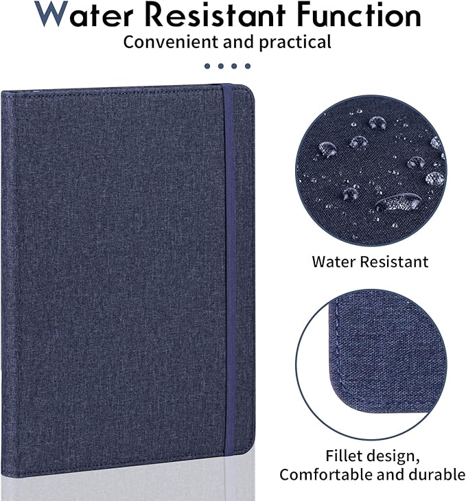Folio Planner Cover for Rocketbook Smart Notebook– Waterproof Portfolio Organizer Fits A4/Letter Size (8.5x11 Inch), Professional Academic & Office Use (Blue)
