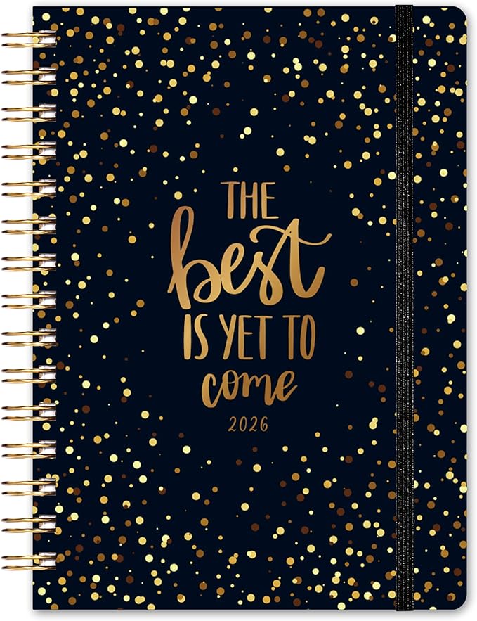2026 Planner - Planner 2026, 2026 Planner weekly and monthly, January 2026 - December 2026, 6.3" x 8.4", 2026 Calendar Planner with Tabs, Inner Pocket, Premium Paper, Twin-wire Binding