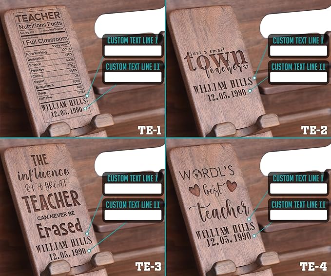 Personalized Desk Organizer for Teachers: Thoughtful Gifts for Appreciation, Retirement, & Year-End - From Students with Love. Perfect for Men, Celebrate with Personalized, Memorable Classroom Moments