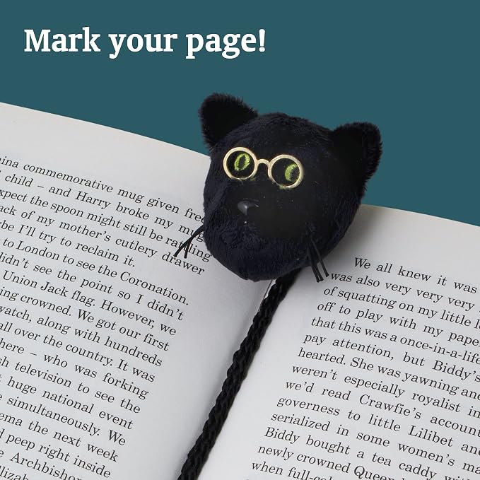IF Book-Tails Bookmark - Black Cat