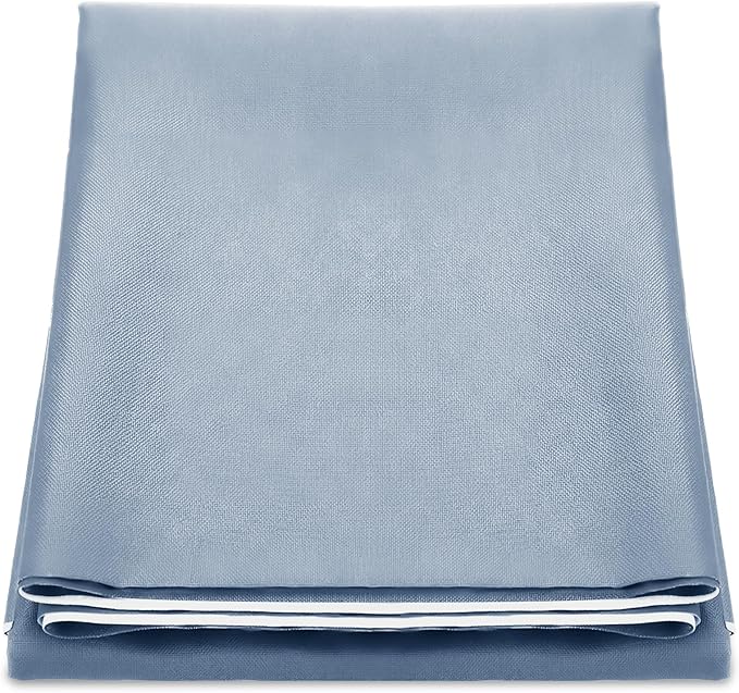 Mindsoft Bulletin Board Fabric 48 '' x 107 '' Class Fabric for Classroom Bulletin Board Decor, Pillows, Curtains, Crafts(Light Grayish Blue)