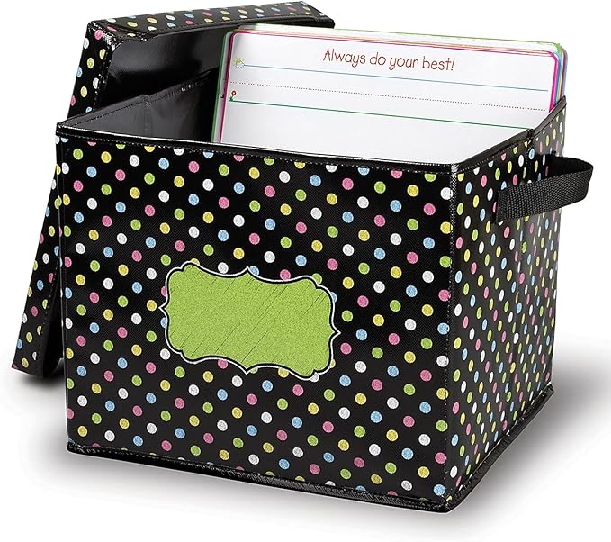 Teacher Created Resources Chalkboard Brights Storage Box (TCR20766)