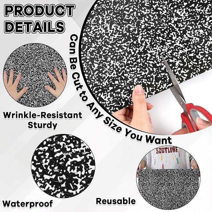 2 Rolls Composition Bulletin Board Paper Roll Non-Woven Bulletin Board Background Reusable Waterproof Classroom Poster Fade Resistant Poster for Classroom Decor Wrapping Craft Supplies 15.6In x 12 Ft