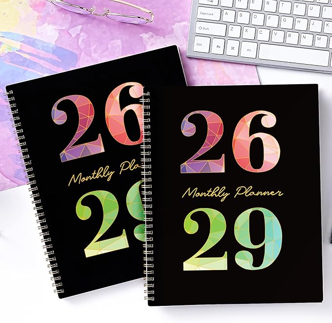 2026-2029 Monthly Planner - 3 Year Monthly Planner 2026-2029, July 2026 - June 2029, 36 Months Calendar with Colorful Tabs & Inner Pocket, 9" x 11"