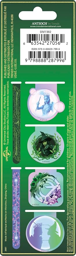Wicked: for Good Magnetic Page Clips
