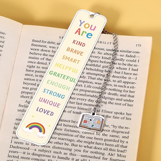 Bookmarks for Kids, Book Marks for Reading Kid, Preschool End of Year Gifts for Kids, Kindergarten Back to School Gift for Student, 5th 8th Grade School Supplies for Boys Girls, Dorm Room Essentials