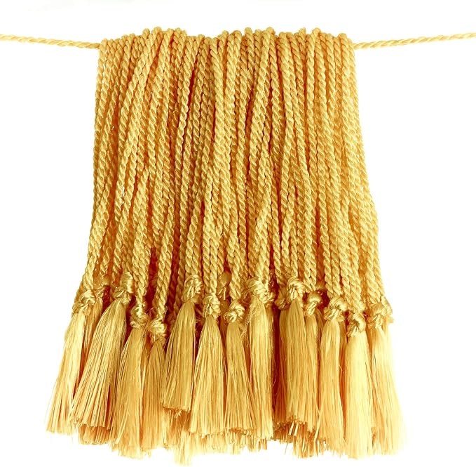 Tassel Depot 100 Floss Bookmark Tassels - Maize