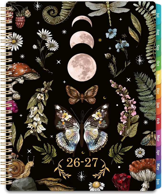 Planner 2026-2027 - Academic Planner from July 2026 - June 2027, 8" x 10" 2026-2027 Academic Planner Weekly & Monthly with Monthly Tabs, Perfect Organizer