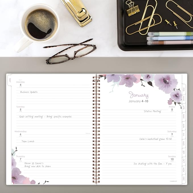 Mead Cambridge 2027 Planner, Weekly & Monthly, 8.5" x 11", Mina (1134-905-27)