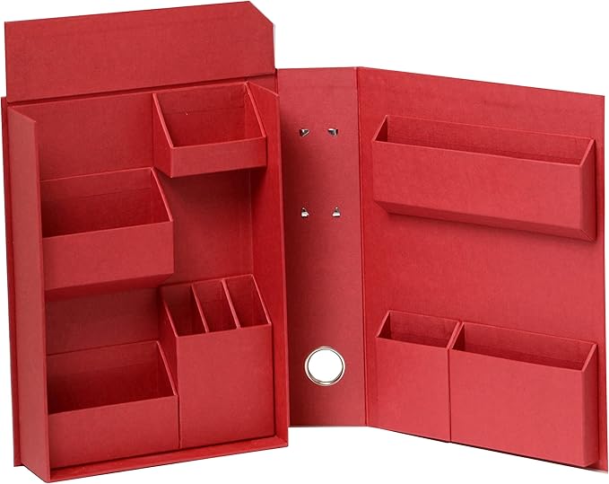 Nakabayashi LST-FB5WR Lifestyle Tool Storage Box File B5 Wine Red