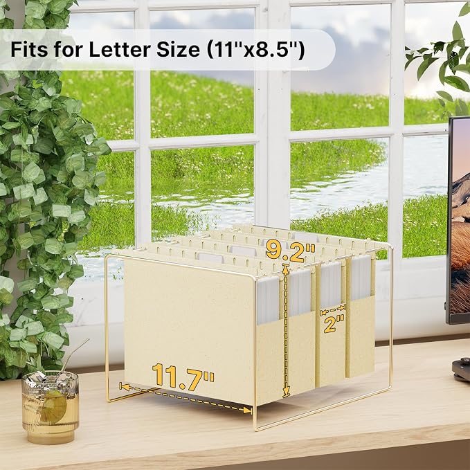 XINGIA Plastic Hanging File Folders, Letter Size File Cabinet Folders,Heavy Duty 2 Inch Expansion, Expandable Haning Folders,12 Pack Extra Capacity File Folders Hanging with Tabs for Filling Cabniet