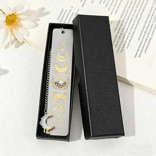 Acotar FAE Romance Metal Bookmark,The Night Court Feysand Fantasy Bookmarks,Reading Gift for Women Book Lovers and Fans of The Court of Thorns and Roses (Yellow Acotar)
