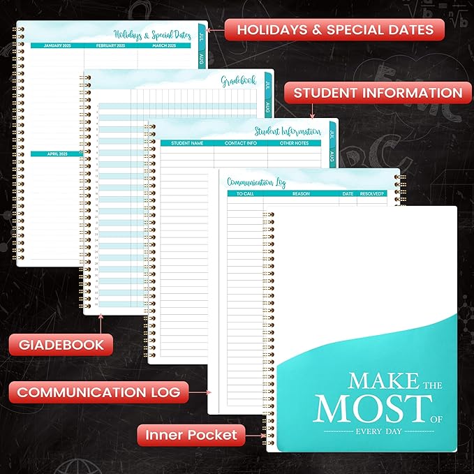 Teacher Planner 2026-2027 - 2026-2027 Teacher Planner Academic Year, Jul. 2026 - Jun. 2027, 9'' x 11'', 2026-2027 Lesson Plan Book for Teacher Academic Year