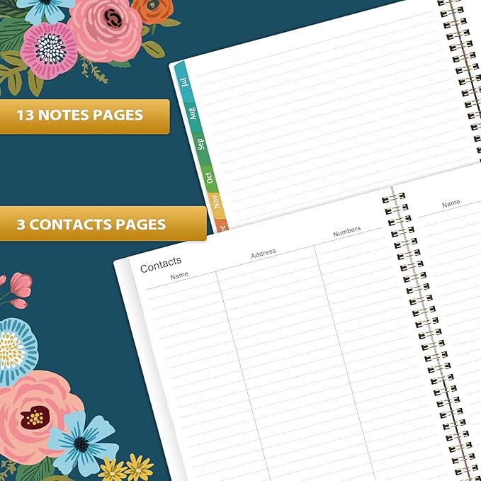 2026-2027 Planner - Planner Weekly and Monthly, Jul. 2026 - Jun. 2027, Calendar Planners 2026-2027, 9" x 11", Premium Paper, Twin-wire Binding