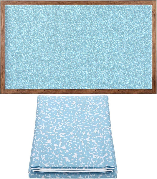 Mindsoft Bulletin Board Paper 48'' x 107'' Class Boards for Classroom Bulletin Boards Everyone is Welcome Classroom Board Decor Pillows Curtains Crafts(Blue Composition,1 Pc)