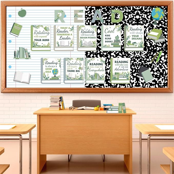 2 Rolls Composition Notebook Bulletin Board Paper Roll Black & White Bulletin Board Background Paper Checked Notebook Classroom Decor Poster for Teacher Supply Office Home Art Craft DIY Party Display