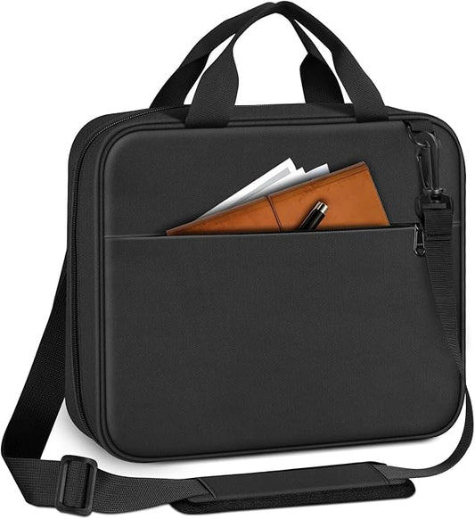 FINPAC Large Bible Cover, Carrying Book Case Church Bag Bible Protective with Zippered Pocket and Handle, Gift for Men Women