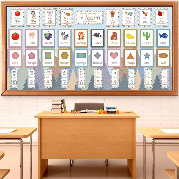 Moving Mountains Bulletin Board Paper Roll Mountain Bulletin Board Background Paper Back to School Classroom Decor Poster for Art Craft DIY Projects Home Office Classroom Party Supplies 17.7in x 20ft
