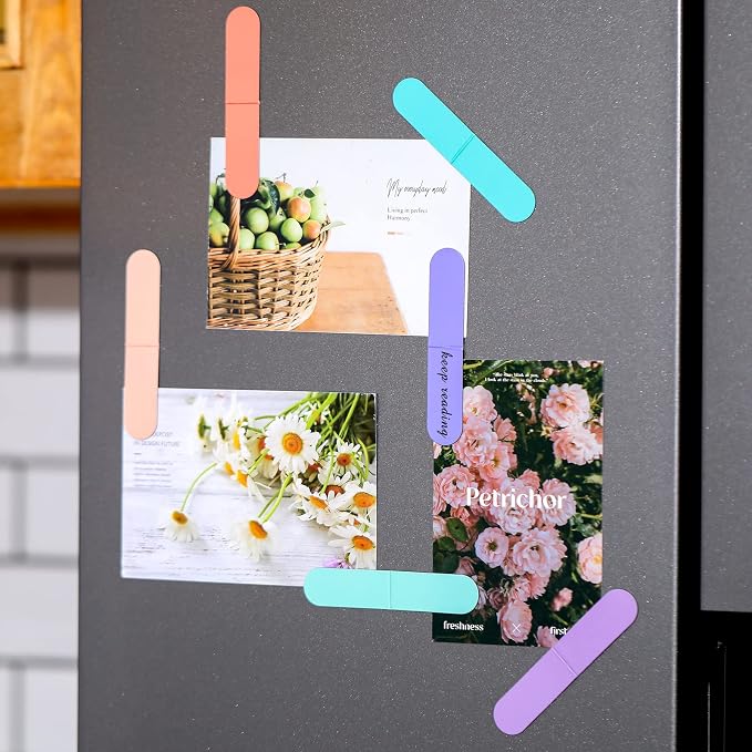 Yeaqee 130 Pcs 130 Pcs Magnetic Bookmarks Bulk Cute Book Marker Clip Planner Bookmark Clip Magnetic Page Markers Reading Accessories for Lovers Women Men Teachers Students