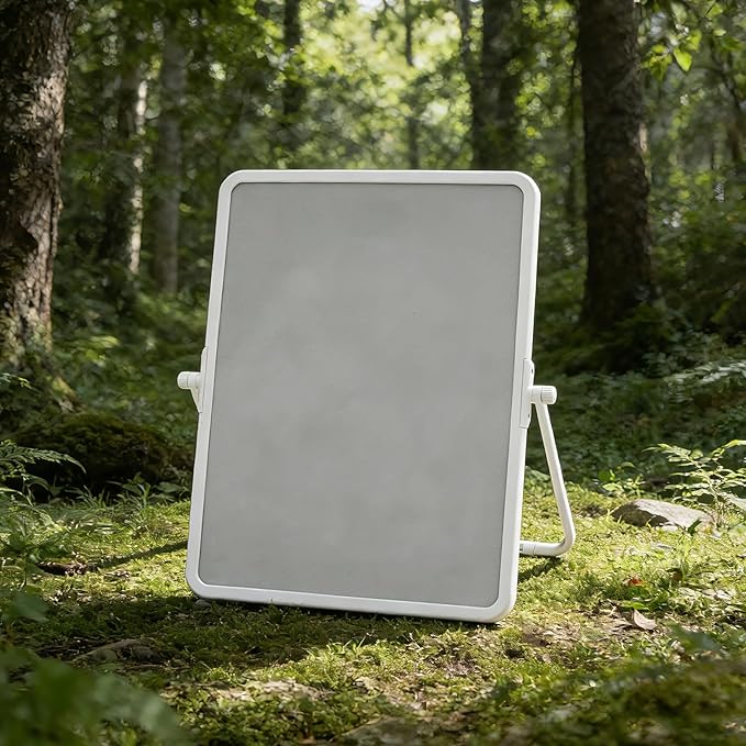 UNCLE BOARD 20 Inch x 13 Inch Dry Erase Board,Desktop & Wall Mount Whiteboard with Magnetic Nano Surface, for Office Home School Drawing Teaching.