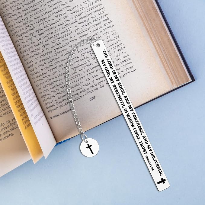 Bible Verse Metal Bookmarks for Church Christian Gifts for Women Men Inspirational Scripture Bookmarks Thanksgiving Christian Gift