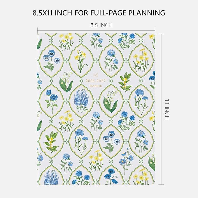 Monthly Planner 2026-2027, Jotsome 18 Months Calendar Planner from July 2026 to December 2027, 8.5"x11", Stitched Binding, Soft Cover, Daily Monthly Personal Planner for School Plan, Study and Schedule, Multi