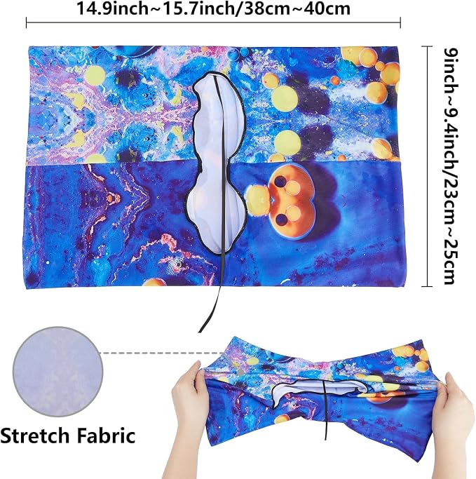 CRASPIRE Cat Book Cover Stretchable Book Sleeve Cover Notebook Wraps Large Rectangle Cloth Witch Cats Design Elastic Notebook Protector for Hardcover Paperback Textbook