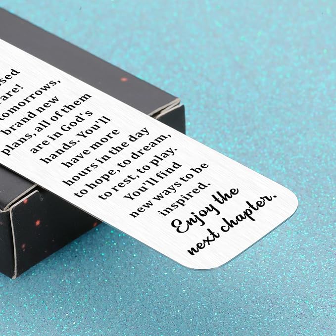 Christian Retirement Gift for Woman Man Best Happy Cool Retirement Gifts for Women Men Friends Happy Retired Going Away Leaving Farewell Gifts for Coworkers Women Men Retirement Blessings Bookmarks