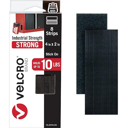 VELCRO Brand Heavy Duty Tape | 16 Foot Roll & Heavy Duty Fasteners & Extreme Outdoor Mounting Tape