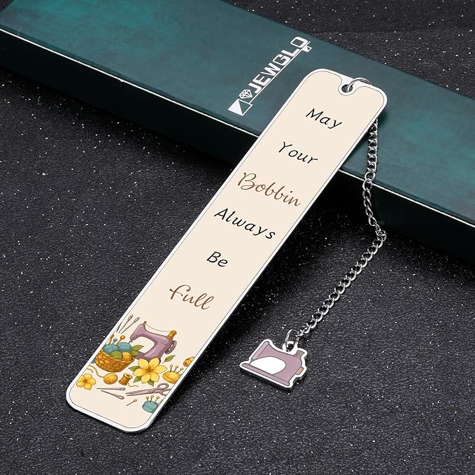Bookmark Gifts for Quilters - Sewing Gifts for Sewing Lovers Women Mom Grandma Mothers Day Cool Gift for Quilters Tailors Designers Seamstress Mothers Day Quilting Gift for Sewings Enthusiasts Crafter