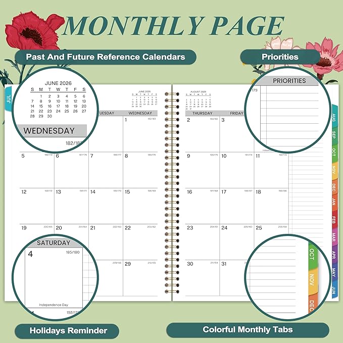 2026-2027 Appointment Book/Planner - 2026-2027 Daily Hourly Planner, Jul 2026 - Jun 2027, Weekly Appointment Book, 8.5" x 11", 30-Minute Interval, Lay-Flat, Ample Space with Notes ＆ To-Do Lists