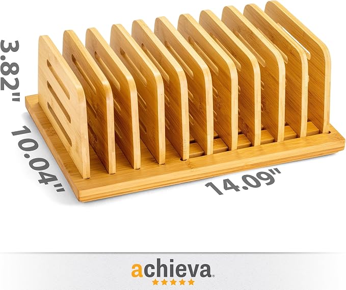 Achieva Bamboo Large Adjustable File Sorter (71002)
