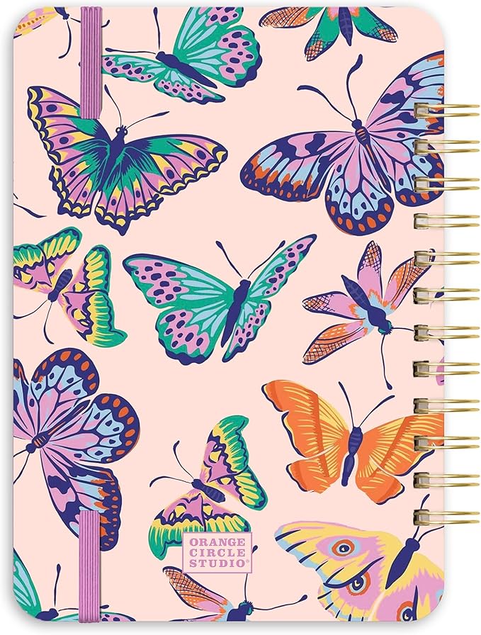 Orange Circle Studio Academic Planner 2026, Catching Colors, Do It All Planners, 17-Month Wire-O Bound Planner for School or Work, Dotted Grid Week-Per-Spread View, To-Do Lists, Budget & Goal Trackers