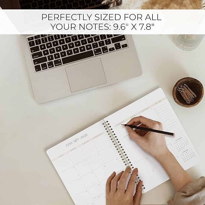 Beautiful 2026-2027 Monthly Planner - To Do List Notebook That Easily Organizes Your Tasks to Boost Productivity - Runs From January 2026 Until December 2027