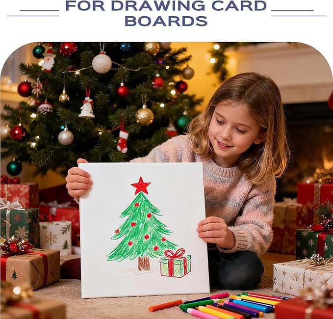 Golden State Art 25 Pack 12x16 Foam Boards 1/8 Inch Thickness White Foam Poster Boards for Presentation Signage Sheet for School Crafts Office Art Projects