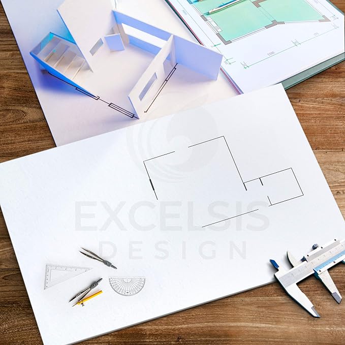 White Foam Board 16 x 20 – 10 Pack, 3/16" (5mm) Thick Foam Core Poster Board Sheets for Art, Crafts, Vision Board, School Projects, Presentations & Signs