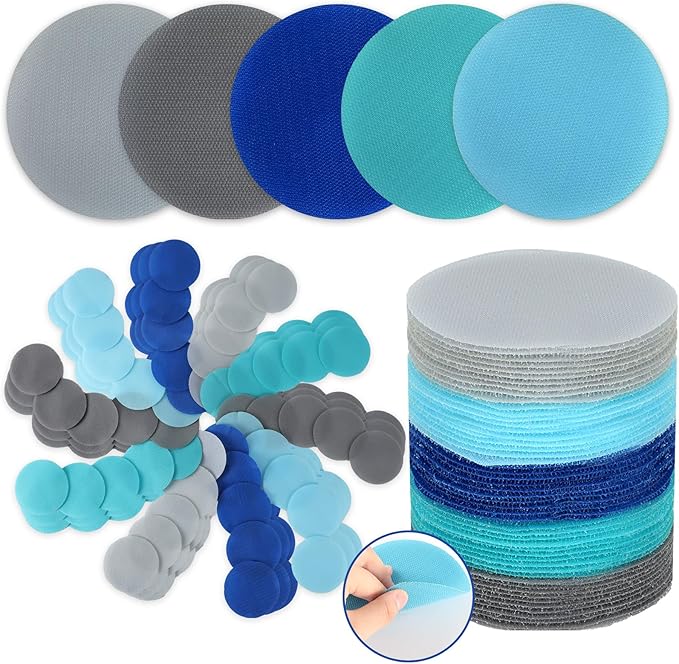 50 pcs Spot Markers Carpet Floor Spots Markers 5 Colors (Includes Blue) for Classroom Decoration, for Flexible Carpet Dots for School Supplies for Elementary School Preschool Kindergarten Teacher