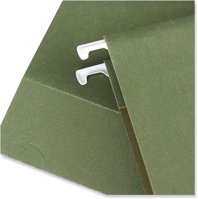 Universal 3-Inch Box Bottom Hanging Folders, Legal Size, Green, 25/BX (UNV14153)