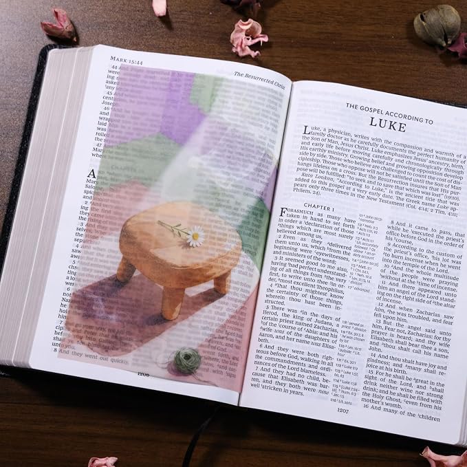 BAMAYSELF 15 Pcs Bible Page Overlays for Women, Bible Inserts Gifts for Journaling, Elegant Christian Bookmark Gift Book Accessories, Christian Church Gifts for Bookish Book Lovers