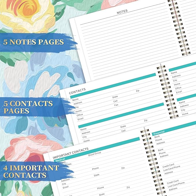 Planner 2026-2027 - Monthly Planner 26-27, JUL 2026 to DEC 2027, 9''X11'', 18 Months Planner 2026-2027, Monthly Tabs, Notes Pages, Back Pocket