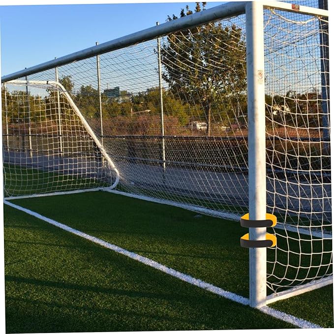 Milisten 6pcs Self Adhesive Soccer Net Fasteners Reclosable Hook and Loop Tapes for Organizing Cable DIY Projects and Securing Soccer Goals Home Office and Workshop