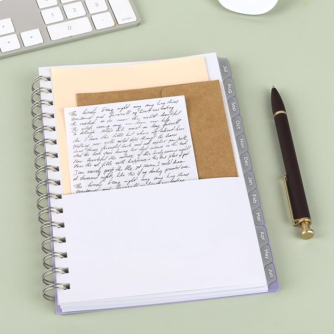 Mead Planner 2026-2027 Weekly & Monthly Academic 15-Month April-June, 5.5" x 8.5", Lilac (CAW42019)