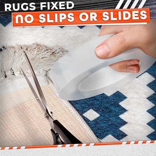 1.18" X 235" Heavy Duty Clear Double Sided Tape – Strong Double Sided Adhesive Tape – Wall Decoration, DIY, Office and Home Projects, No Tools Needed | Works on Tile, Glass, Wood, Metal, and Plastic
