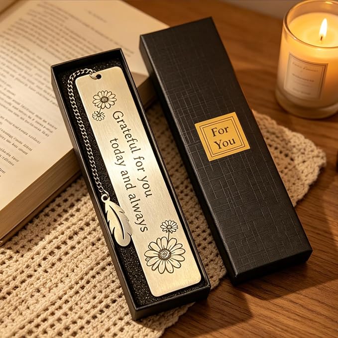 Teacher Appreciation Gifts, Thank You Bookmarks for Women, Appreciation Book Marks for Reading, Thank You Gift Bookmarks for Friends Coworkers Mentors Coaches Bosses Nurses & Book Lovers