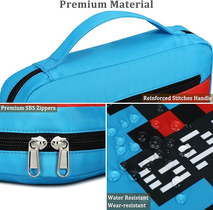 JIANYA Bible Cover for Boys Kids Bible Case Church Bag Childrens Bible Bag with Handle and Zippered Pocket Gamer